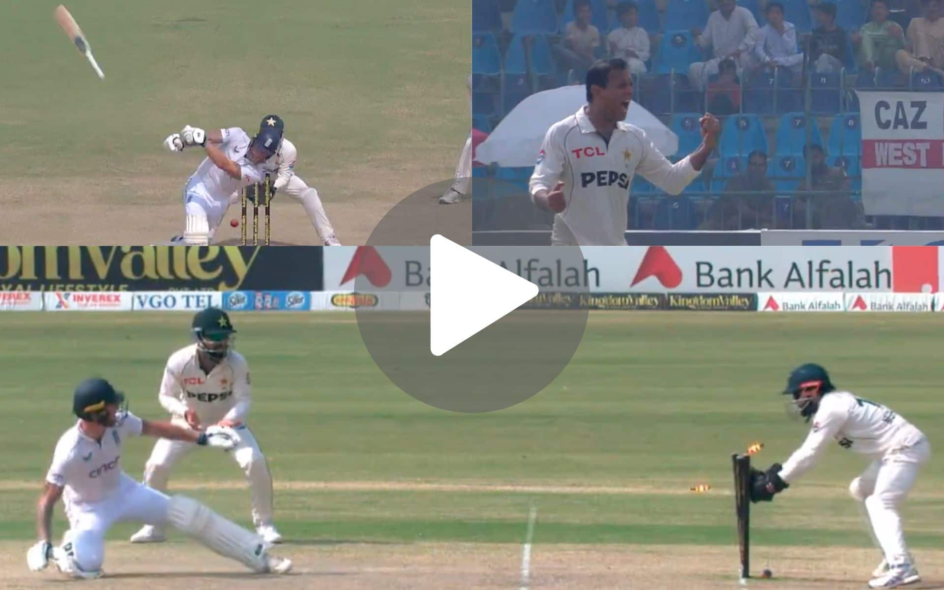 [Watch] Noman Ali Sweeps Ben Stokes Off His Feet With A 'Genie' Delivery; Clueless Skipper Outfoxed